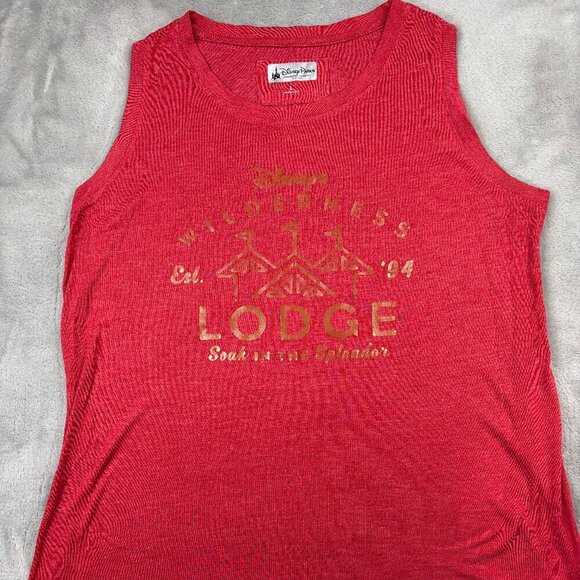 Disney Tops - Disney Parks Wilderness Lodge Sleeveless Tank Top Women's Large